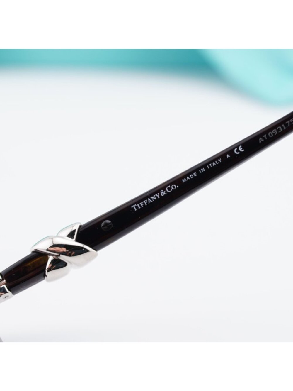 Tiffany & Co TF2016 8015 Eyeglasses Havana 53mm Rectangle Frame - Picture 3 of 9